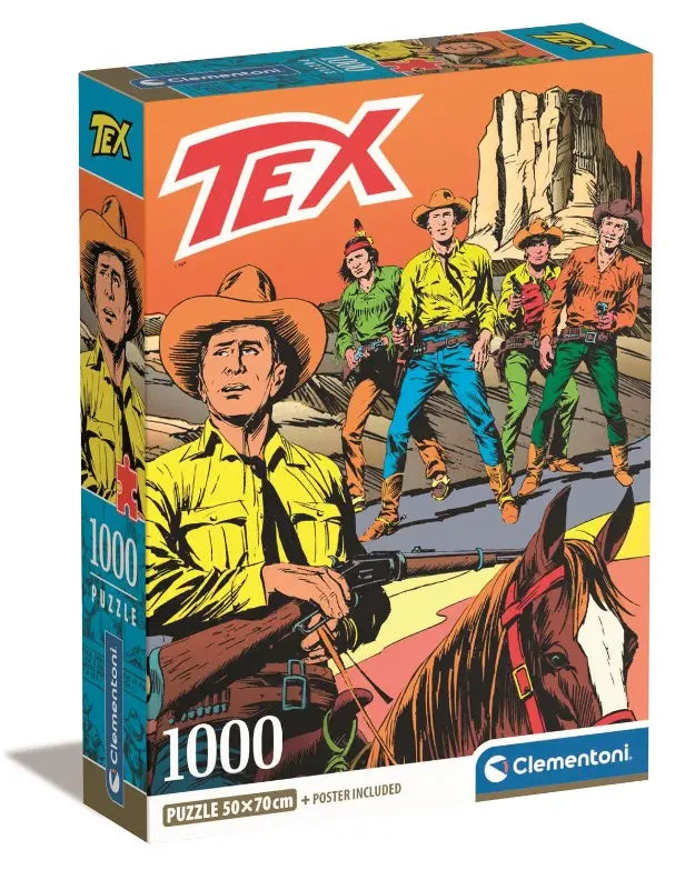 Clementoni puzzle 1000 elementów Compact Tex 39840