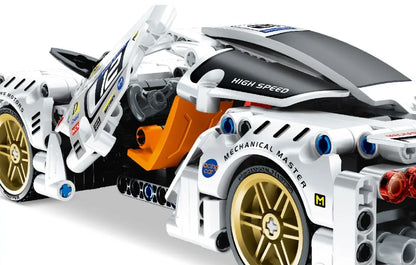 Immaster klocki super auto białe 437 elementy