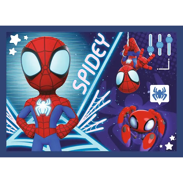 PUZZLE 4x88 PremPlus Kids Pajęczy dzień 34696