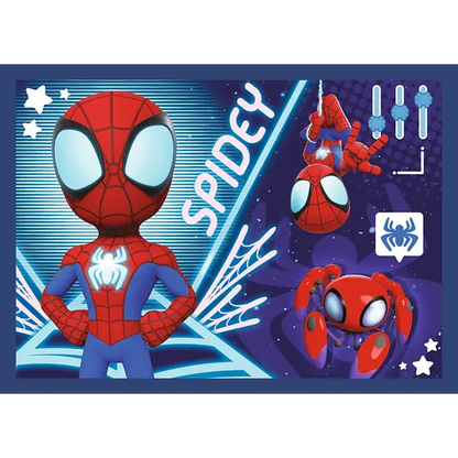 PUZZLE 4x88 PremPlus Kids Pajęczy dzień 34696