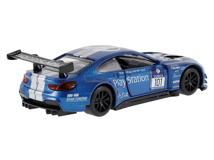 Model bmw m6 gt3 niebieski 1:44