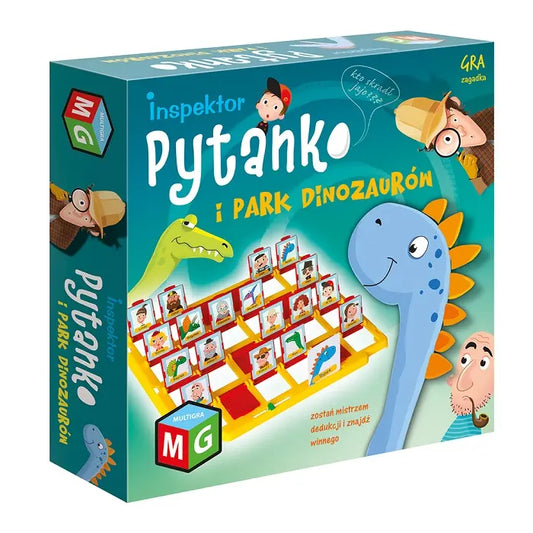 Gra rodzinna inspektor pytanko i park dinozaurów