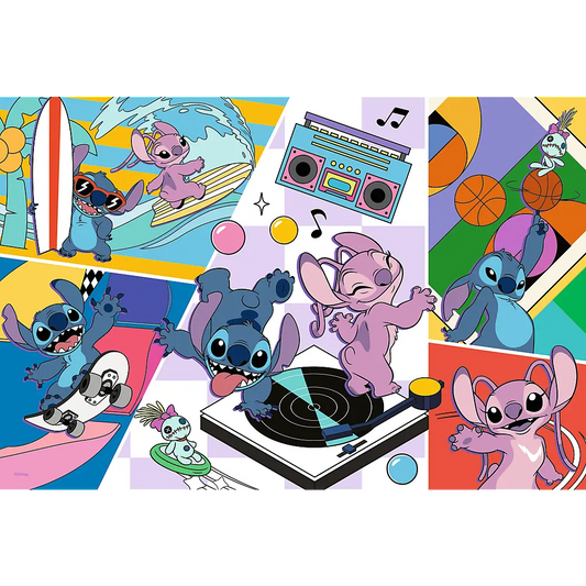 Puzzle 100 elementów wspomnienia lilo i stitch