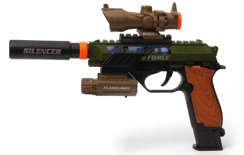 Pistolet na baterie w pudełku
