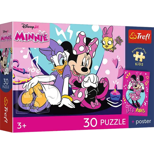Puzzle Premium Plus Kids, Disney 30 el. Radosna Minnie
