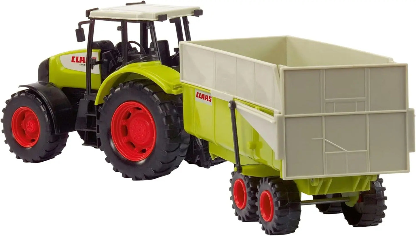 Dickie toys dickie traktor class ares z przyczepą