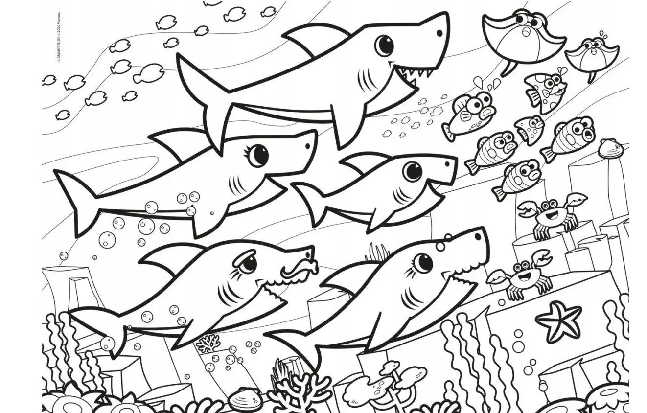 Puzzle 60 Happy Color Baby Shark