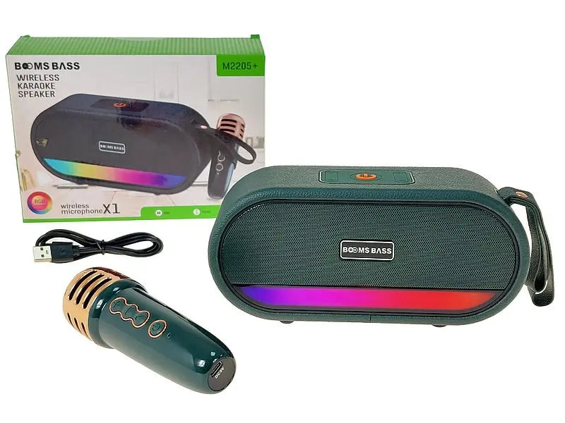 Głośnik z mikrofonem Bluetooth RGB