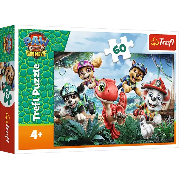 PUZZLE 60 Dinozaurom na ratunek Psi Patrol 17425