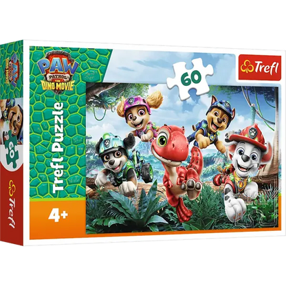 PUZZLE 60 Dinozaurom na ratunek Psi Patrol 17425