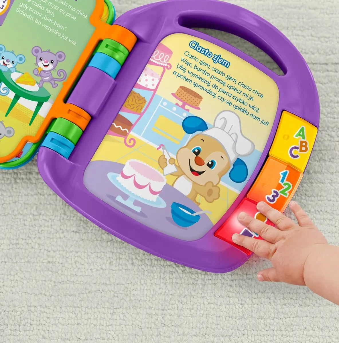 Fisher-price ll książka z wierszykami jpol