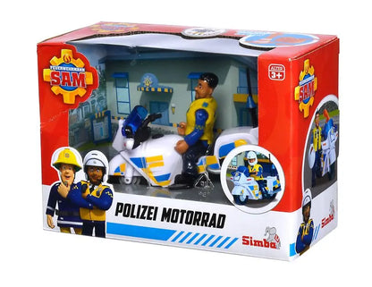 Strażak sam motor policyjny z figurką