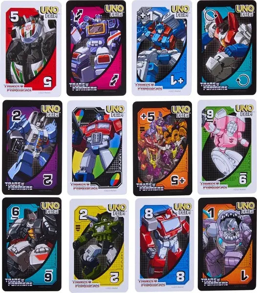 UNO FLIP! Transformers gra w karty HXJ49 /8