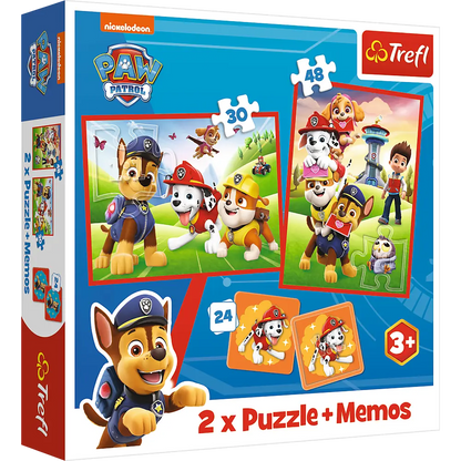 Puzzle  2w1+memos Psia ekipa w akcji /Viacom