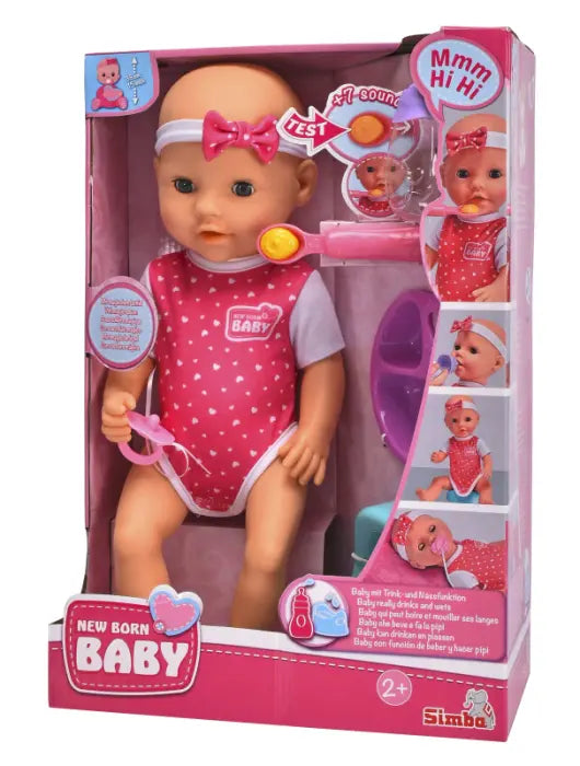 New born baby głodny bobas 38cm