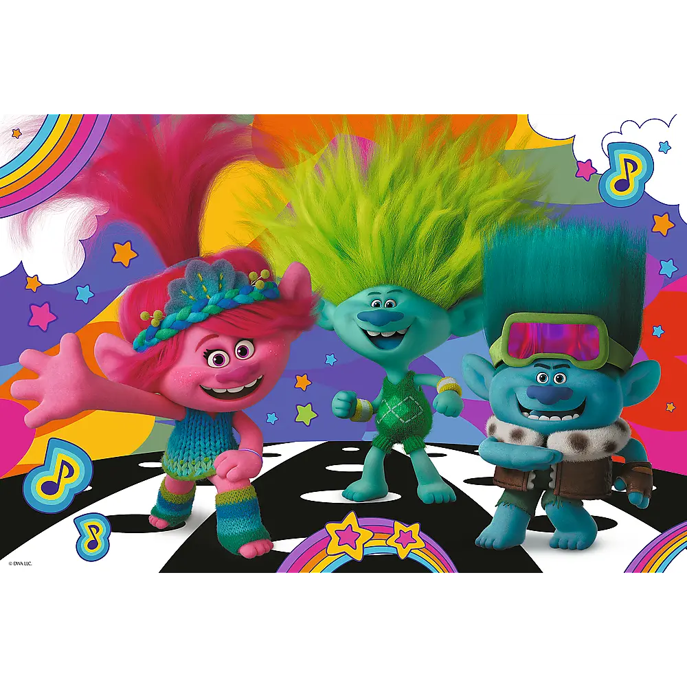 Puzzle 100 elementów zabawne trolle/universal trolls 3