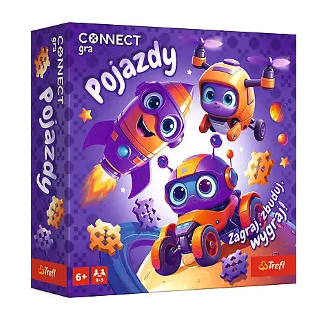 Gra dla dzieci Connect - Pojazdy