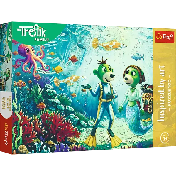 Puzzle Rodzina Treflików, Inspired By Art 100 el. Magia głębin