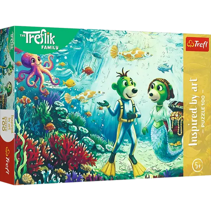 Puzzle Rodzina Treflików, Inspired By Art 100 el. Magia głębin
