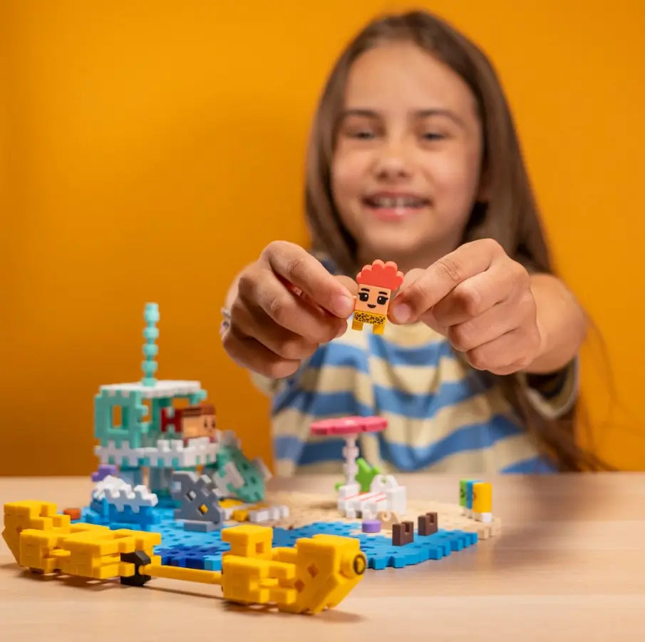 Klocki wafle mini Plaża 148 elementów