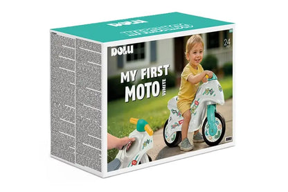 Motor jeździk biało-zielony