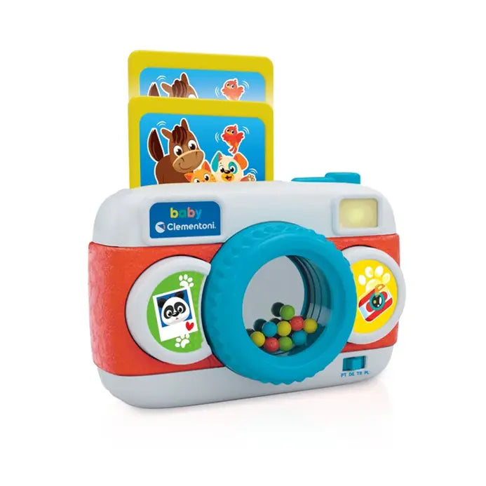 Clementoni baby mówiący aparat fotograficzny