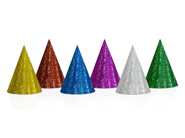 Czapeczki holograficzne 16cm - 20szt