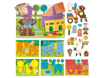 Montessori lotto sensoryczne wiek 3-6