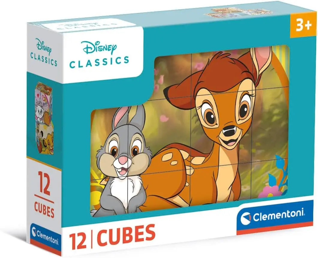 Cubi klocki 12 disney classic