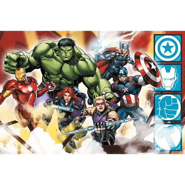 Puzzle Premium Plus Kids, Marvel 60 el. Razem silniejsi
