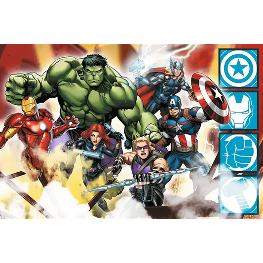 Puzzle Premium Plus Kids, Marvel 60 el. Razem silniejsi