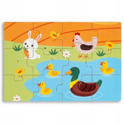 Puzzle drewniane - 4 obrazki