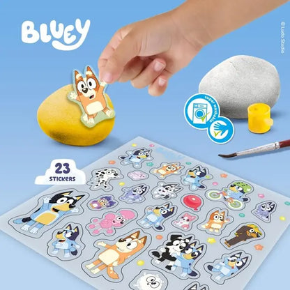 Bluey malowanie kamieni