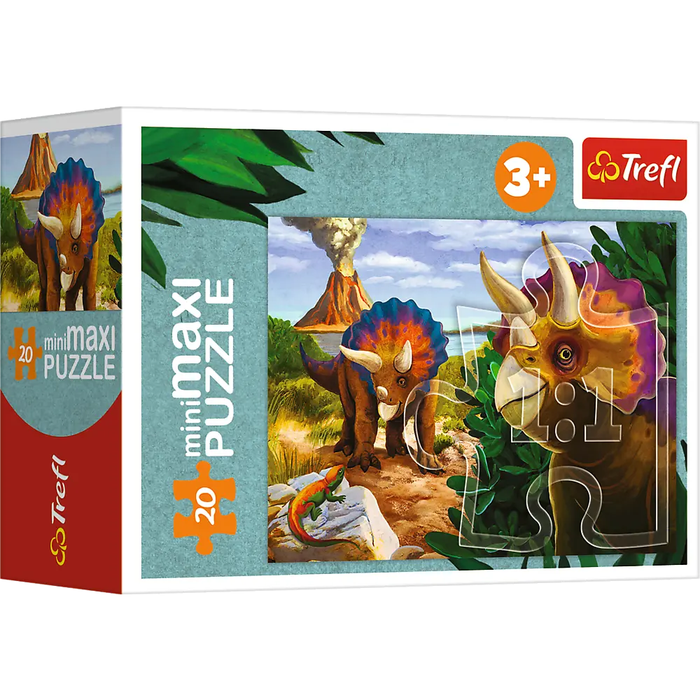 Puzzle minimaxi 20 elementów poznaj świat dinozaurów