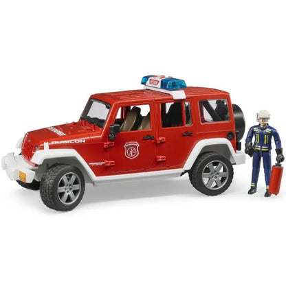 Jeep Wrangler Rubicon straż pożarna z figurką i modułem