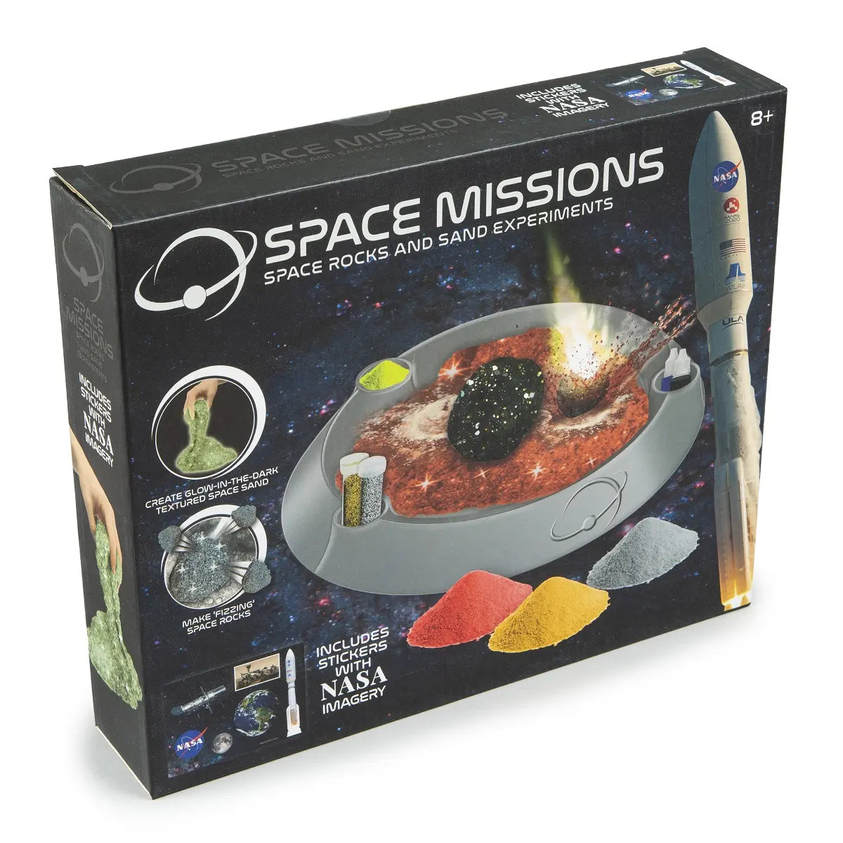 Nasa kosmiczny kamień i piasek
