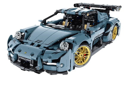 Immaster klocki model 1:14 auto błękit 1221 elementów