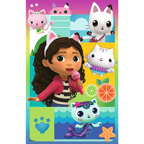 Puzzle Premium Plus Kids UFT, Koci Domek Gabi 160 el. Piękna Gabi