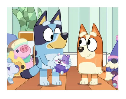 Puzzle 30 z bluey zawsze jest wesoło