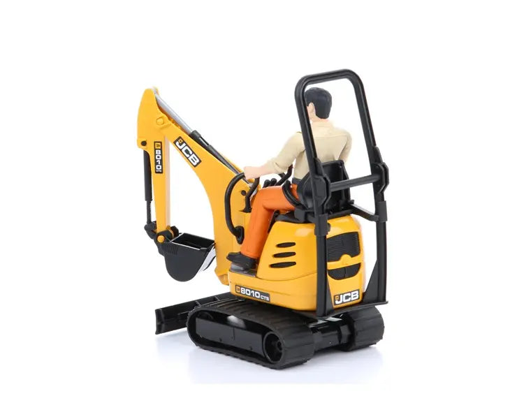 Mikrokoparka JCB 8010 CTS z figurką robotnika