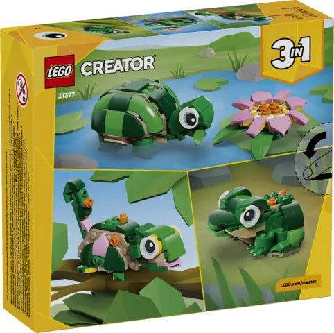 Lego Creator 3w1 - Żółw i kwiat lilii wodnej