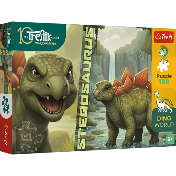 PUZZLE 100 InspiredByDinoWorld Stegosaurus 16581