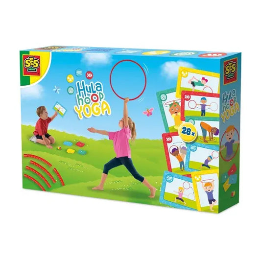 Hula hoop do jogi + karty z ćwiczeniami