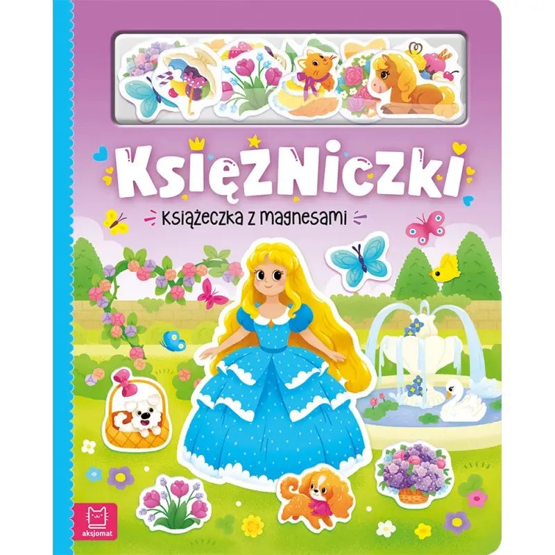 Księżniczki Książeczka z magnesami 41673