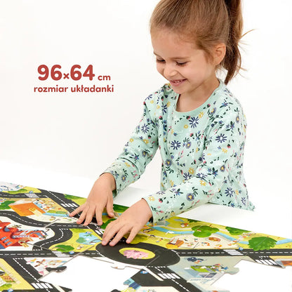 CzuCzu Duuuże puzzle Droga dla pojazdów 91613