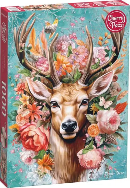 Puzzle 1000 Cherrypazzi Flower Deer