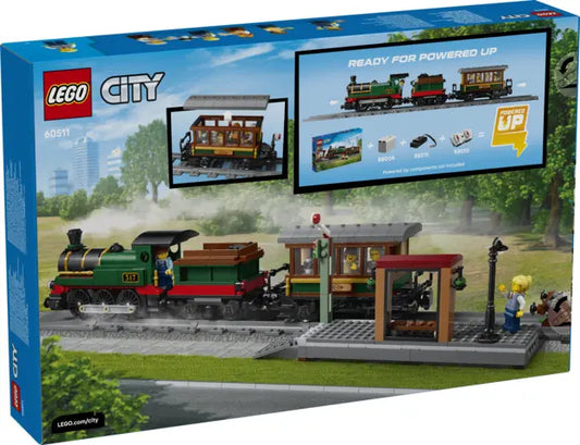 Lego City - Retro pociąg z lokomotywą parową