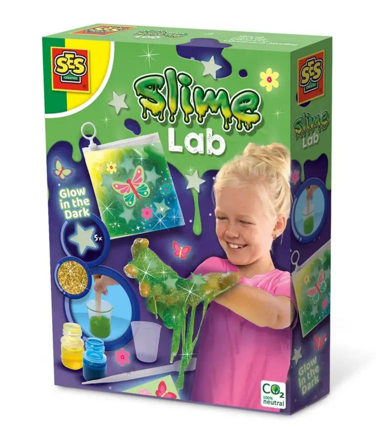 Slime zestaw świecący w ciemności
