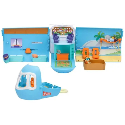 Bluey zestaw 3 w 1 samolot zawiera figurkę bluey