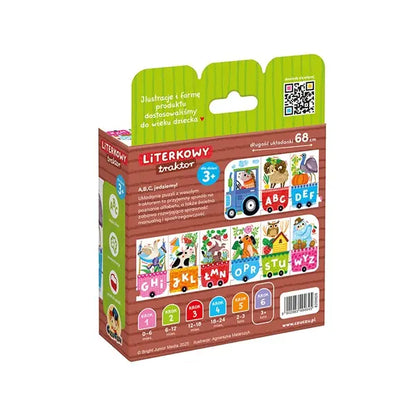 Puzzle - Literkowy traktor